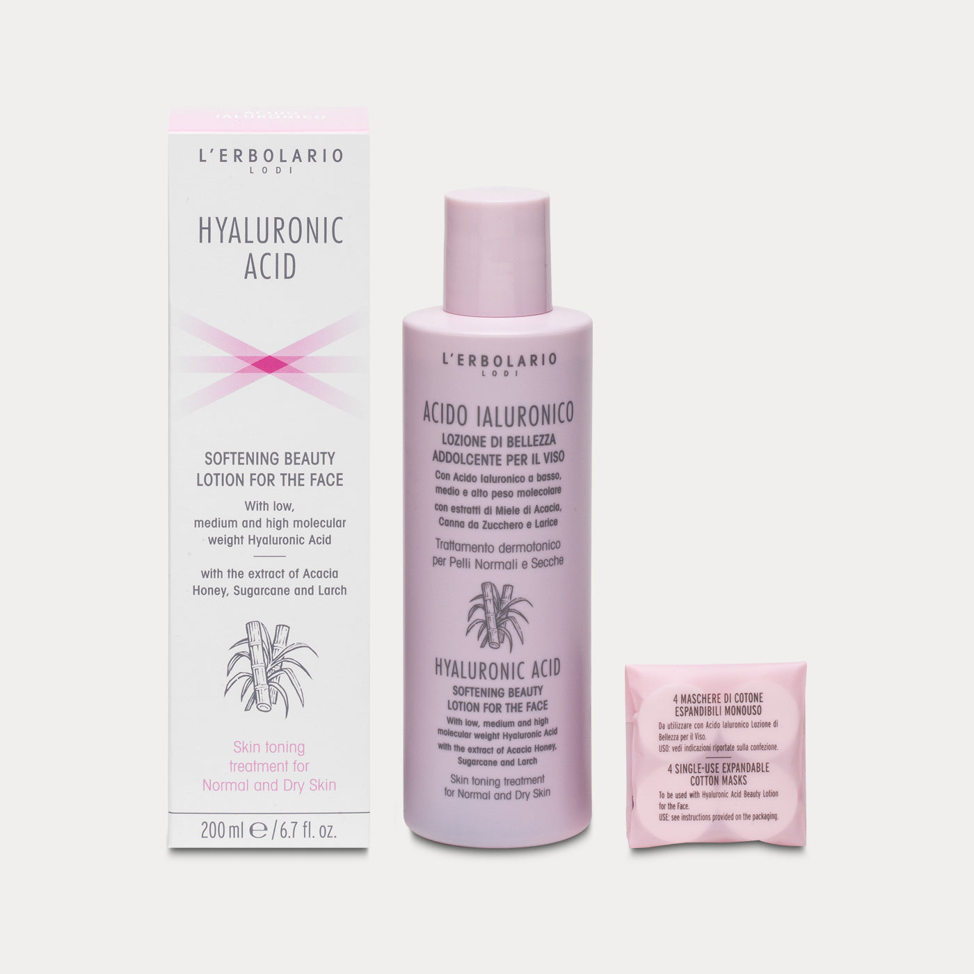 Softening Beauty Lotion for the face for Normal and Dry Skin Hyaluronic Acid