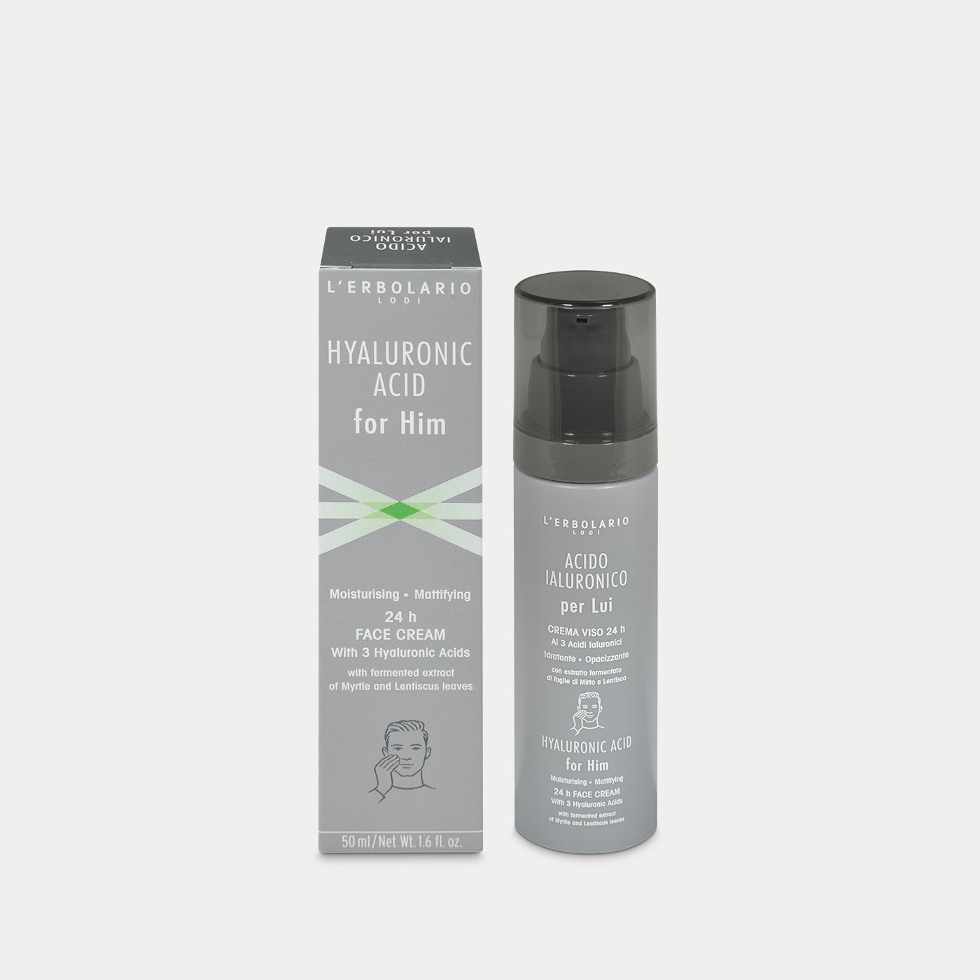 Face Cream Hyaluronic Acid for Him