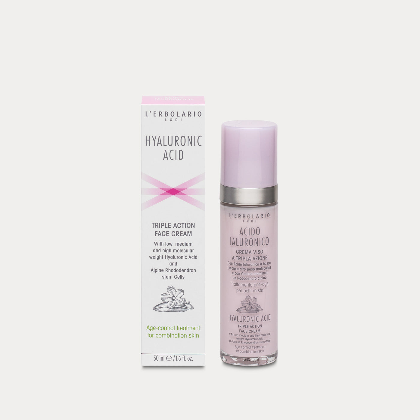 Triple Action Face Cream for Combination Skin Hyaluronic Acid