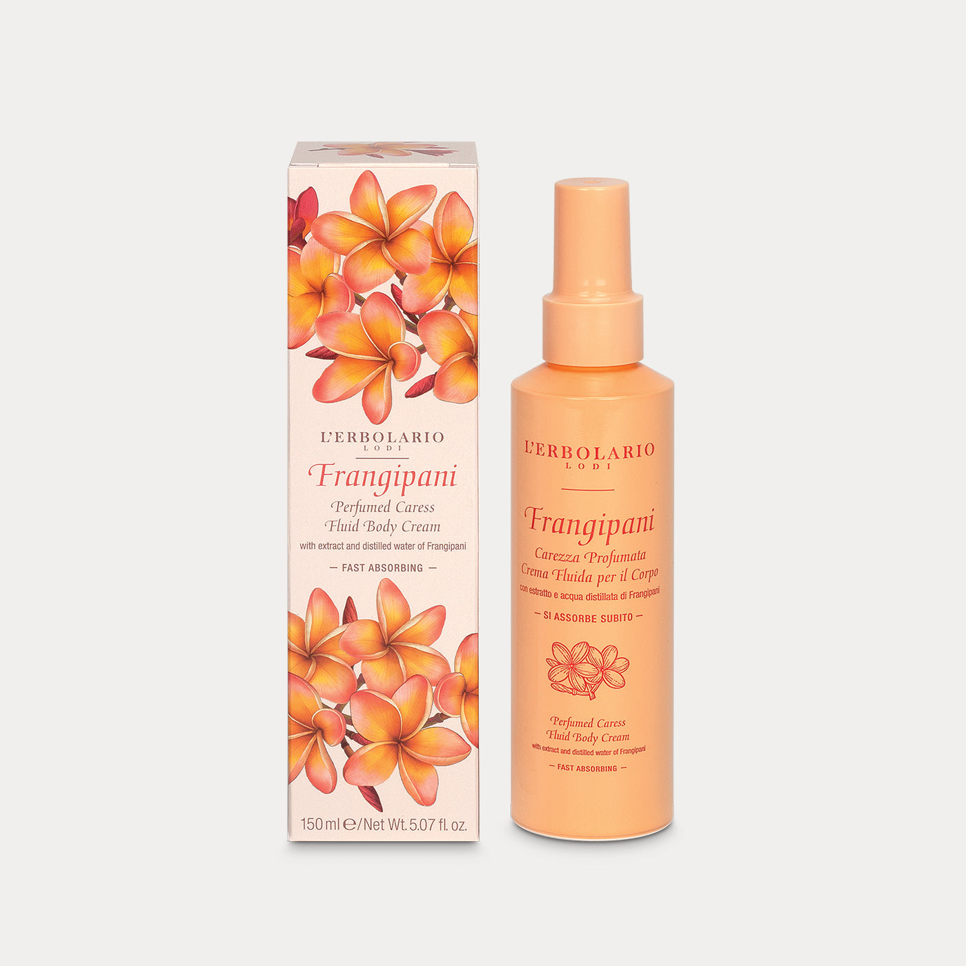 Perfumed Caress Fluid Body Cream Frangipani