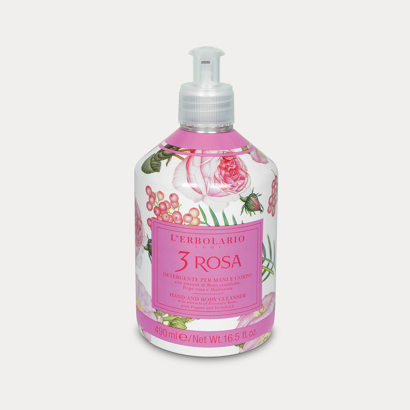 Hand and Body Cleanser 3 Rosa