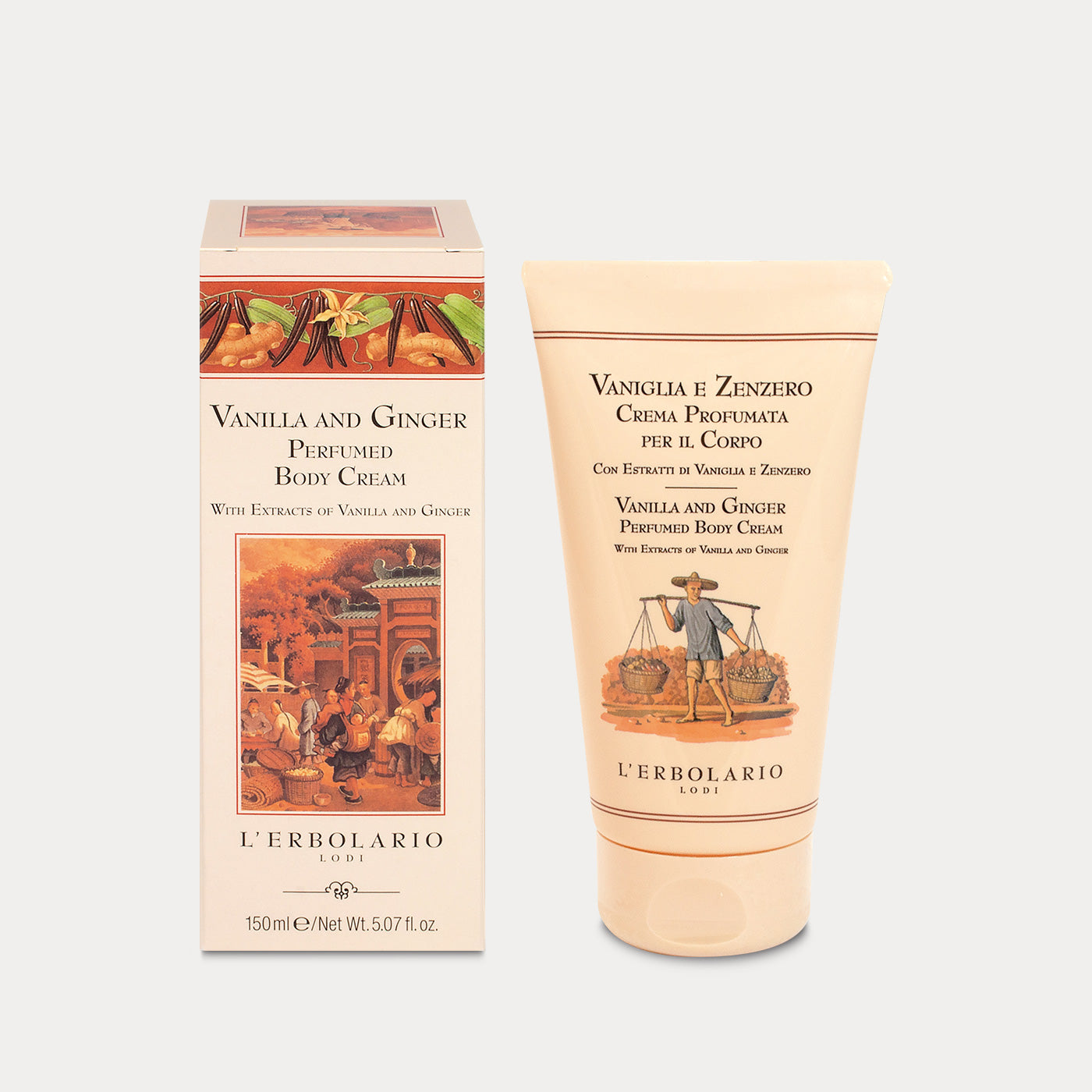 Perfumed Body Cream Vanilla and Ginger