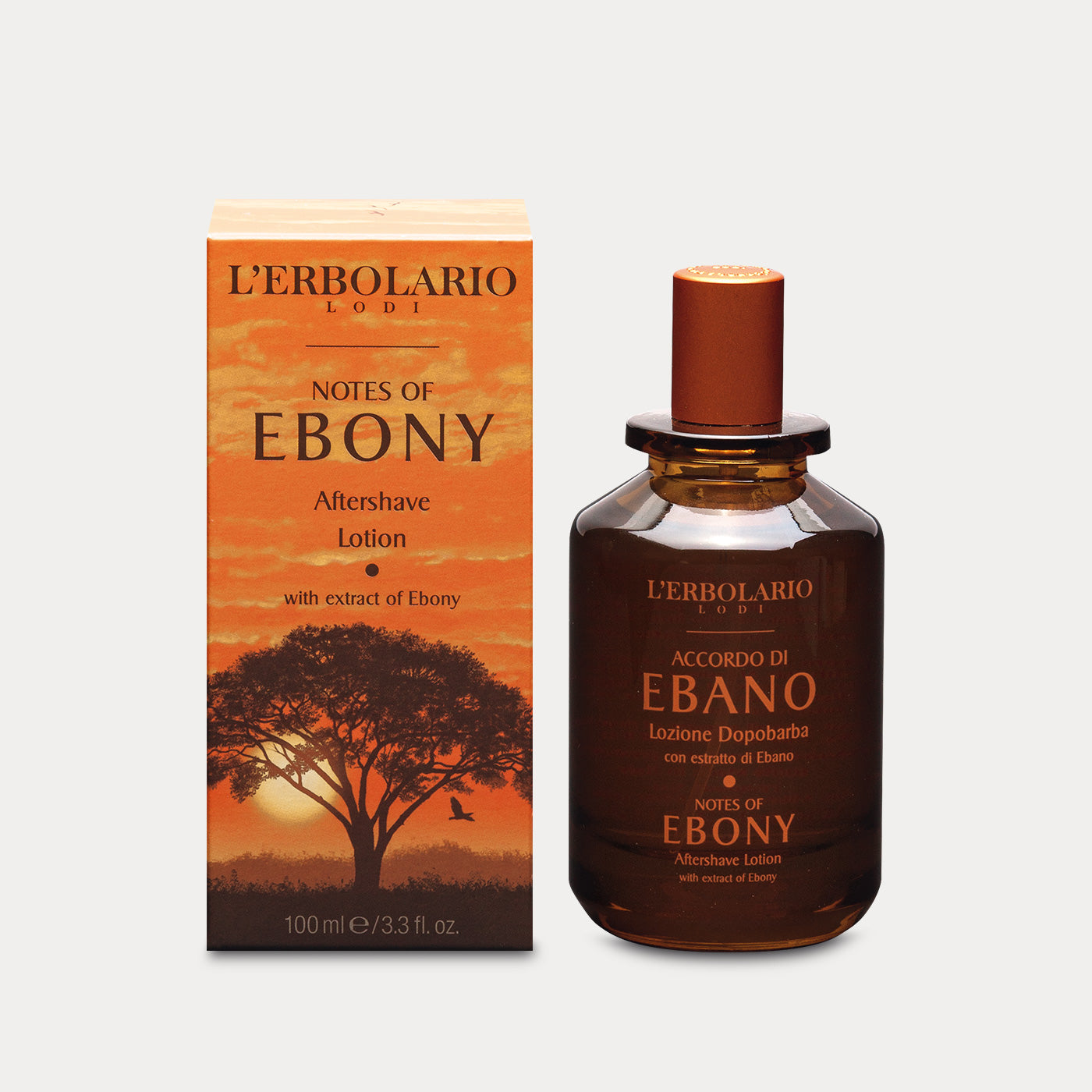 Aftershave lotion Notes of Ebony