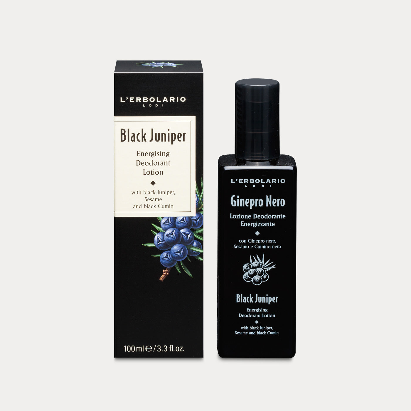 Energising Deodorant Lotion Black Juniper