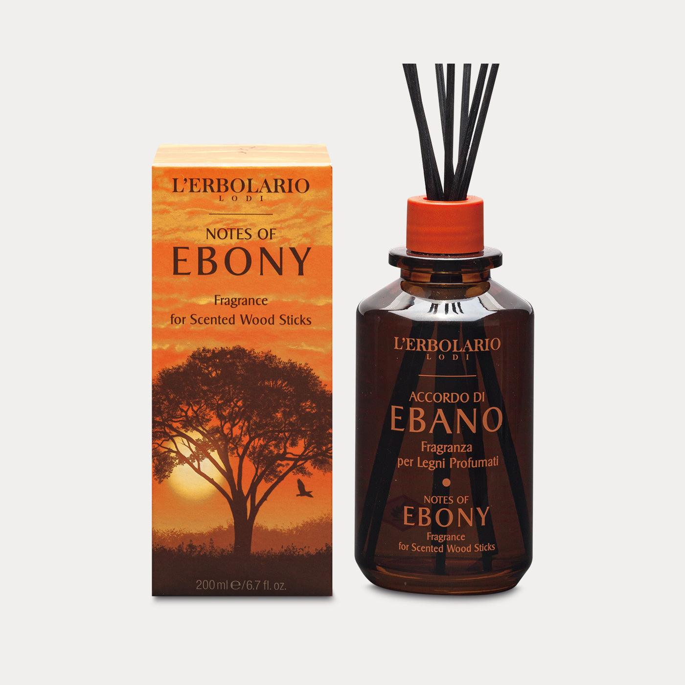 Fragrance for Scented Wood Sticks Notes of Ebony