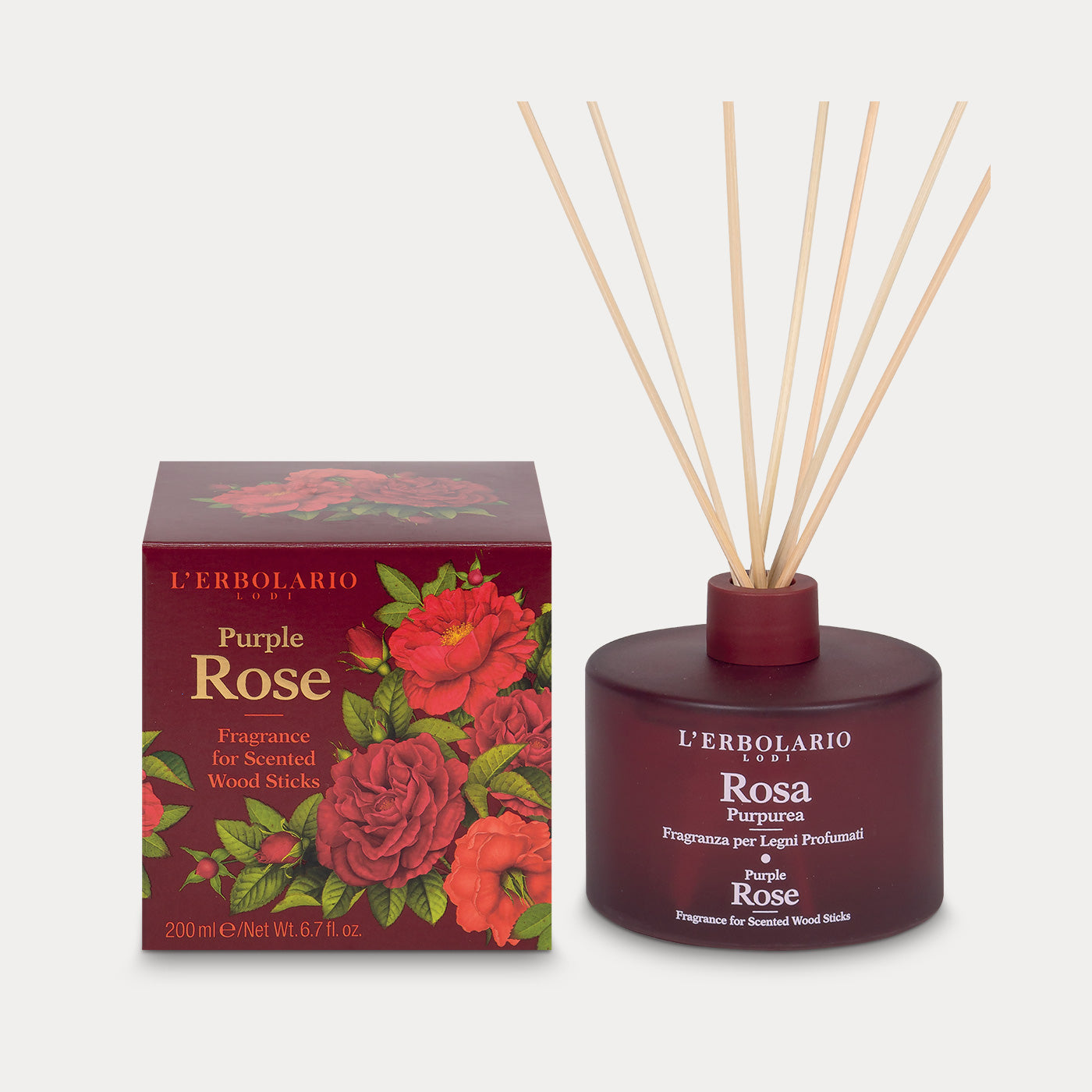 Fragrance for Scented Wood Sticks Purple Rose