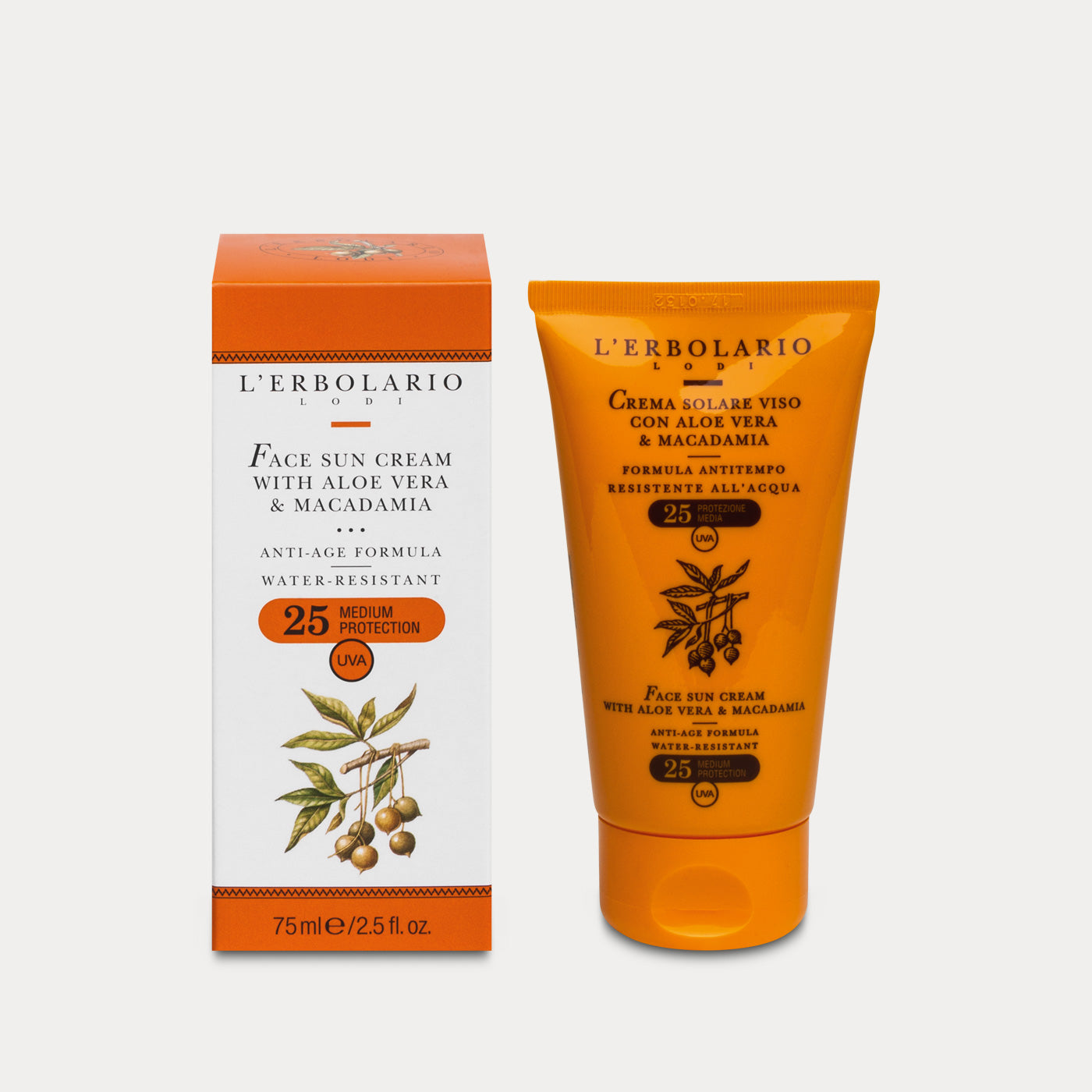 Face Sun Cream Anti-age formula SPF 25