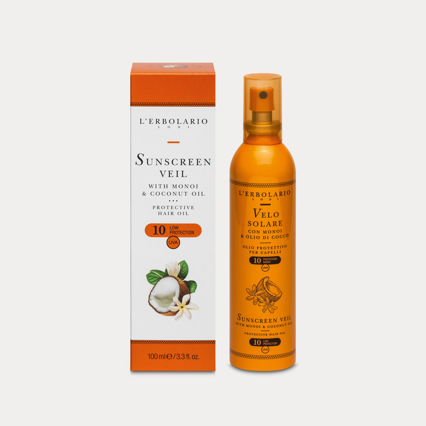 Sunscreen Veil for hair SPF 10