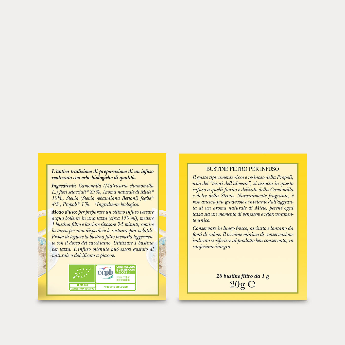 Chamomile and Propolis Herbal Tea