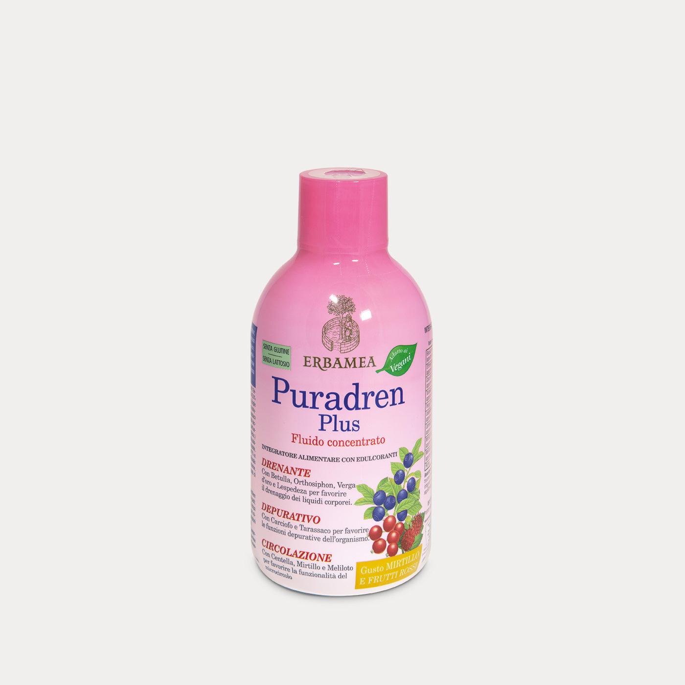 Blueberry and Red Fruit-flavoures Concentrated Fluid Puradren Plus