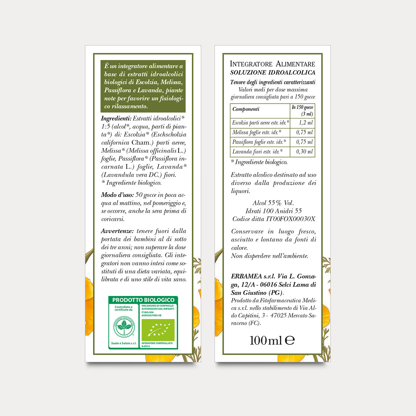 Organic Drops Sedanerv