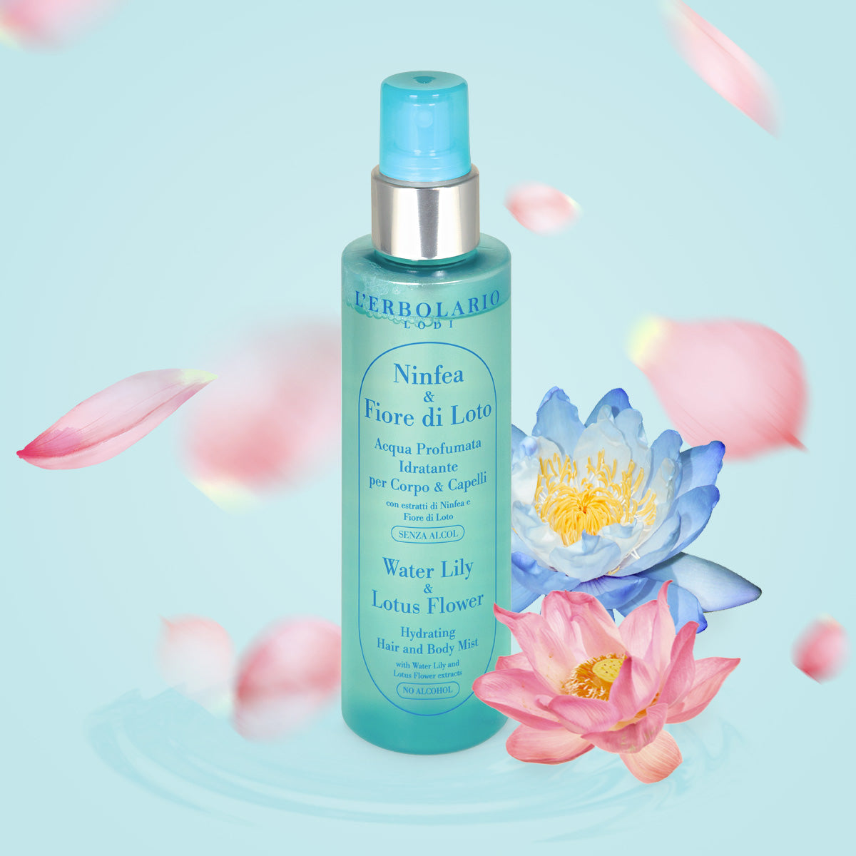 Hydrating Hair and Body Water Lily & Lotus Flower – L'Erbolario
