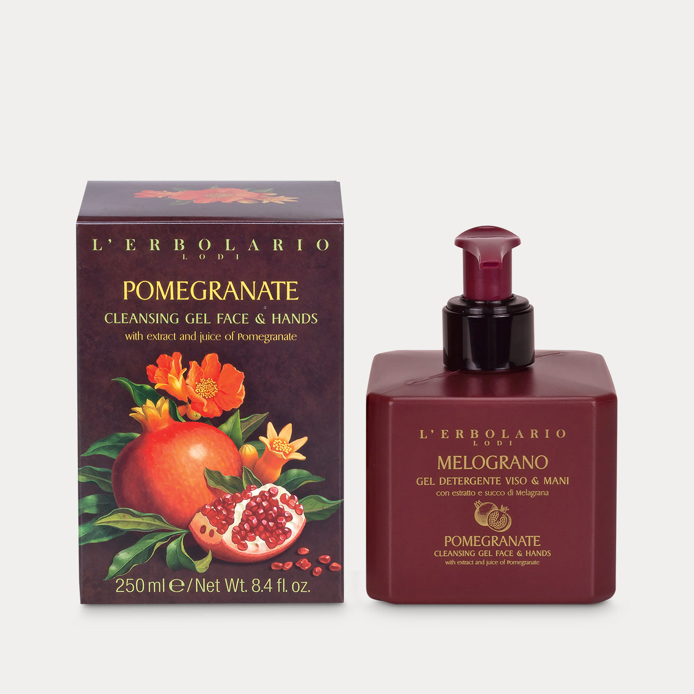 Cleansing Gel Face & Hands Pomegranate