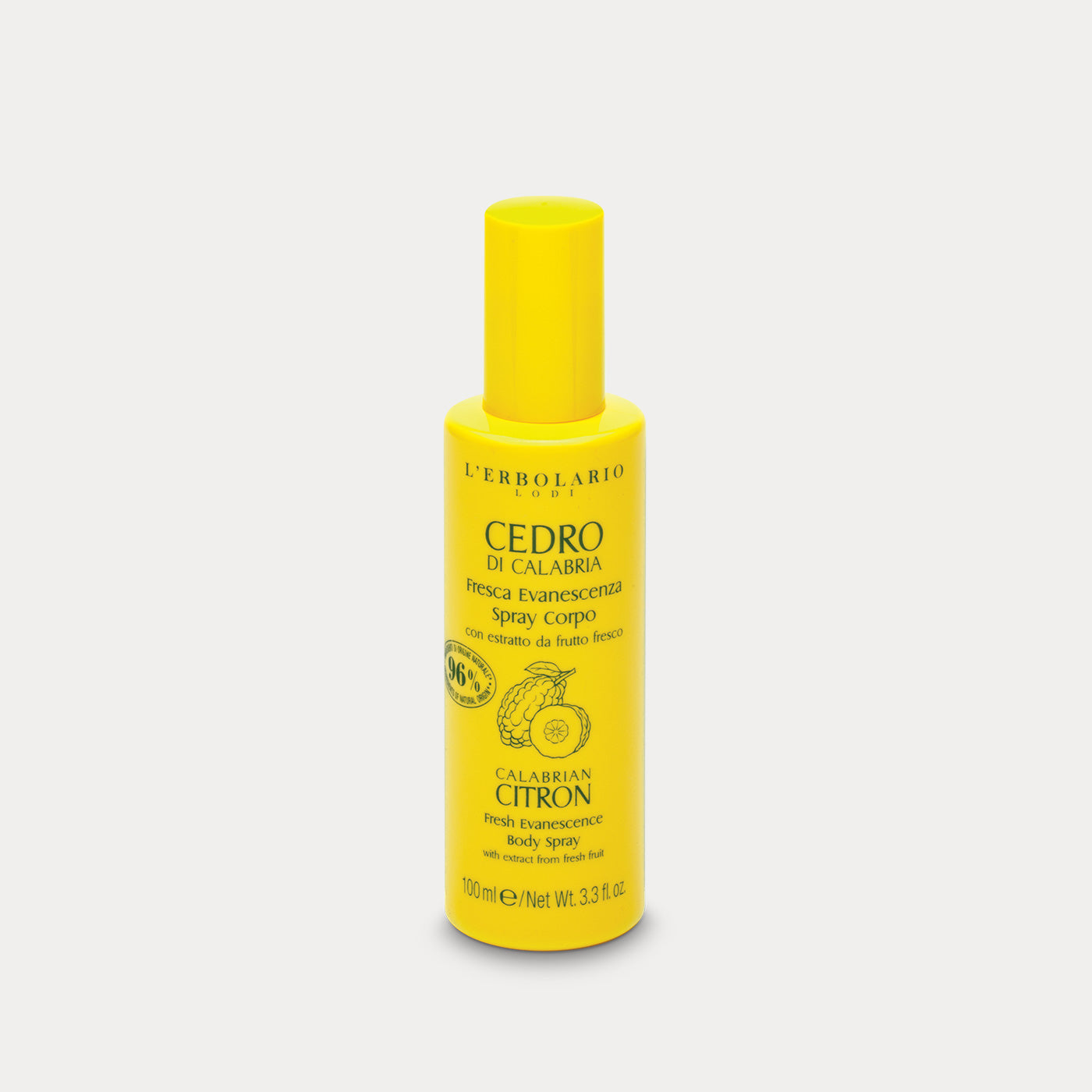 Fresh Evanescence Body Spray Calabrian Citron – L'Erbolario