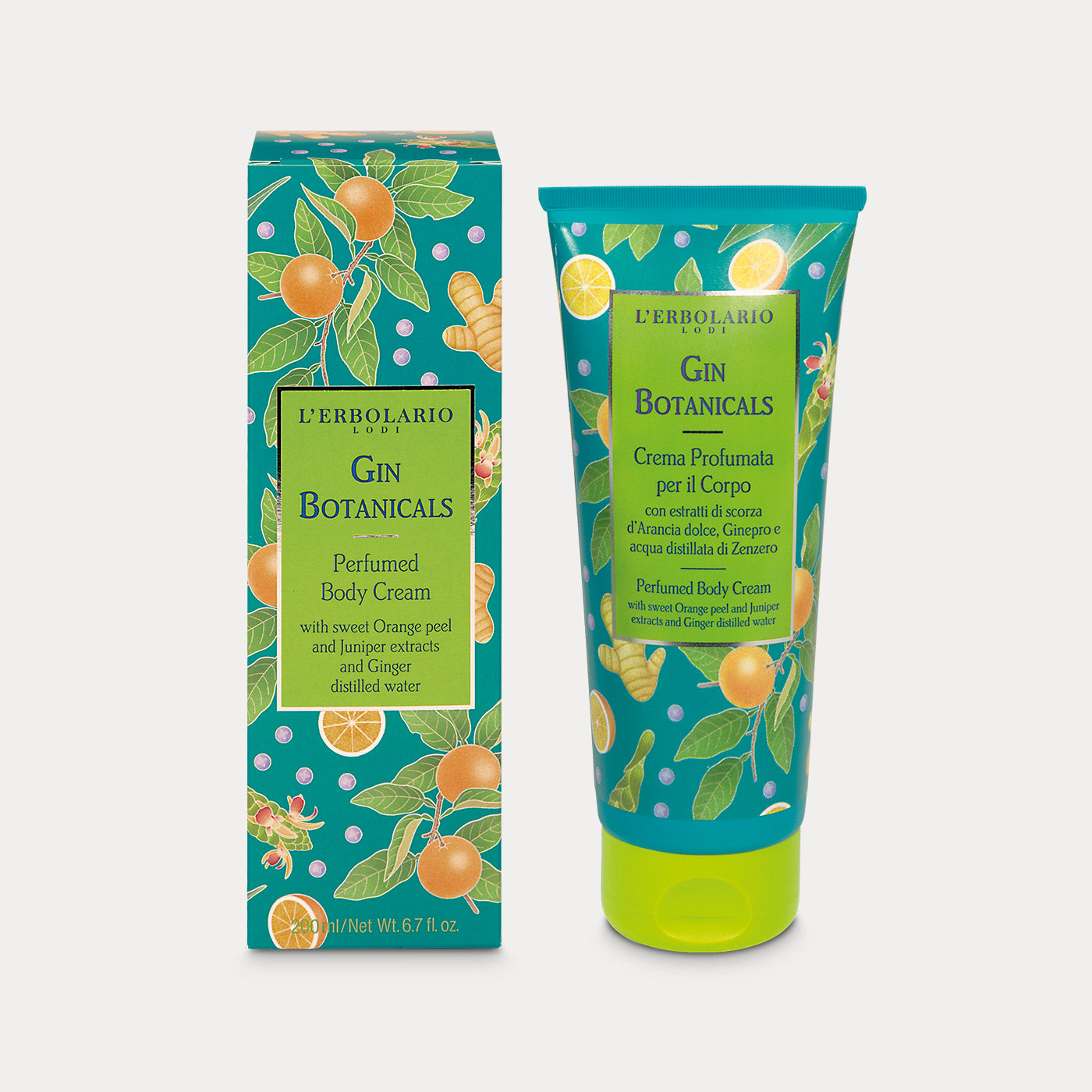 Perfumed Body Cream Gin Botanicals