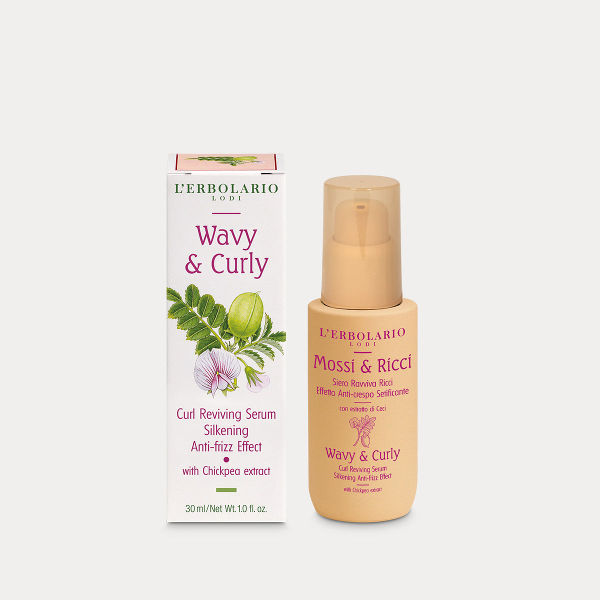 Curl Reviving Serum Silkening Anti-frizz Effect Wavy & Curly Hair – L ...