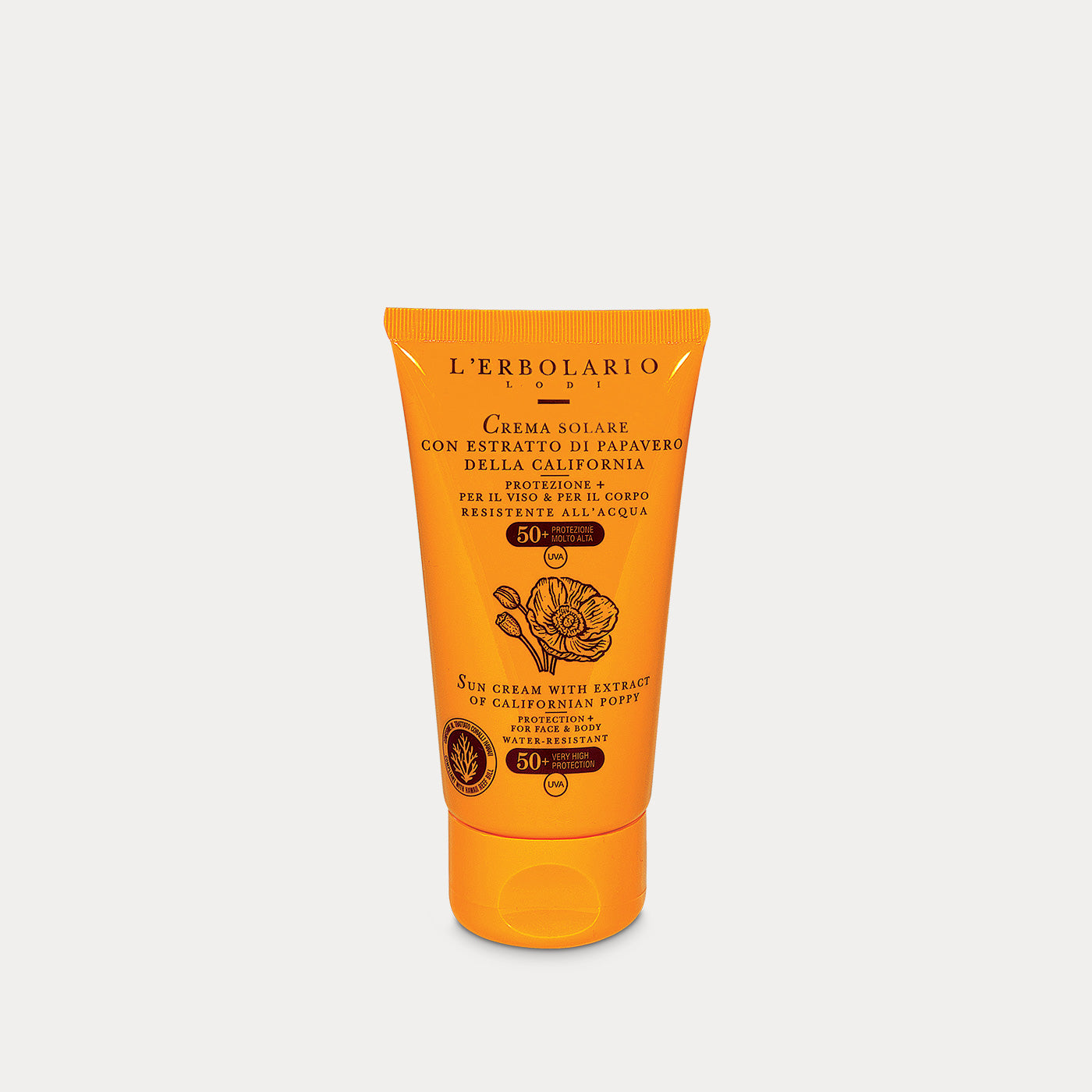 L'Erbolario RinfrescaSole – Erfrischende After-Sun-Creme Mit Wasserminze & Gurke, Dermatologisch Getestet