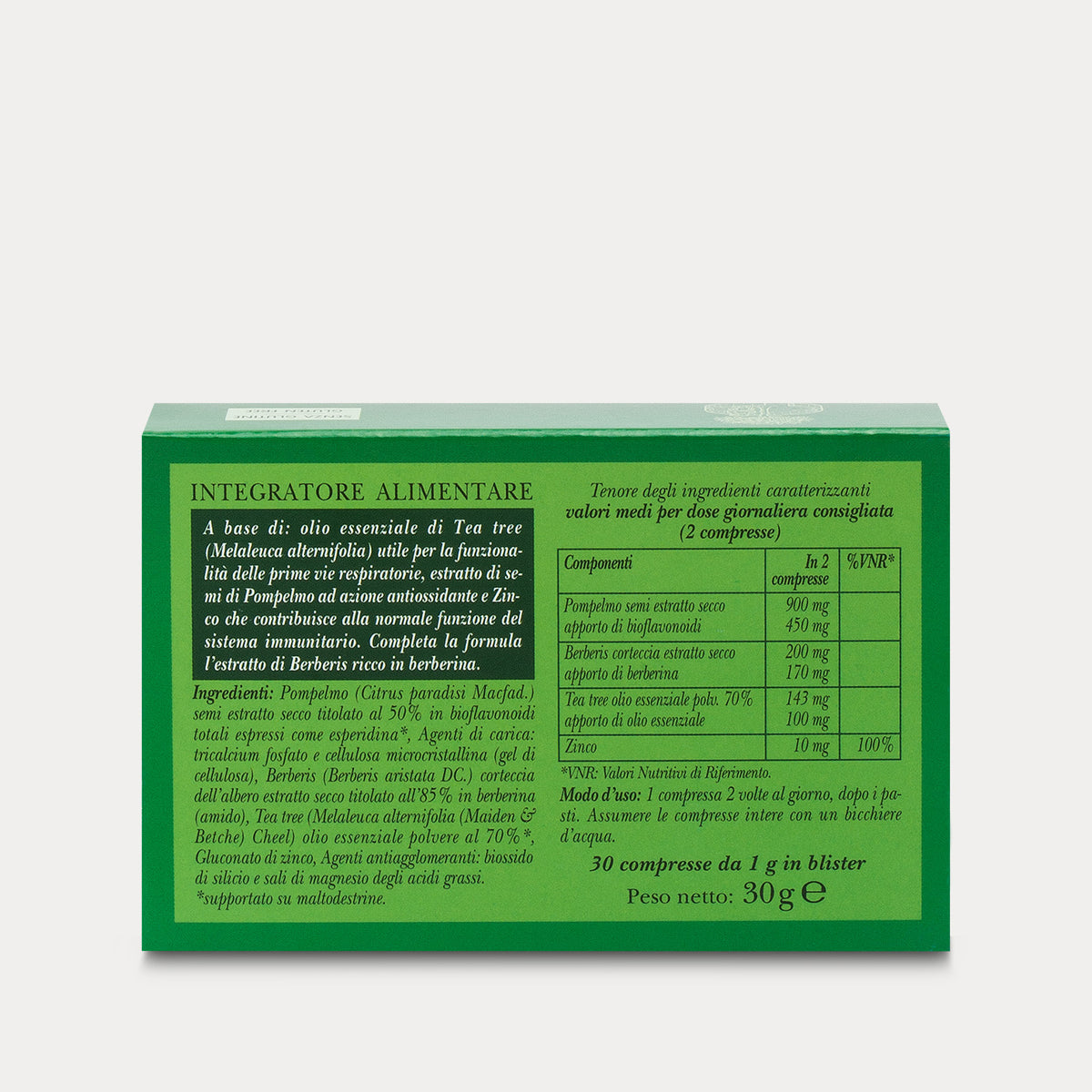 Tablets Tea Tree – L’Erbolario International