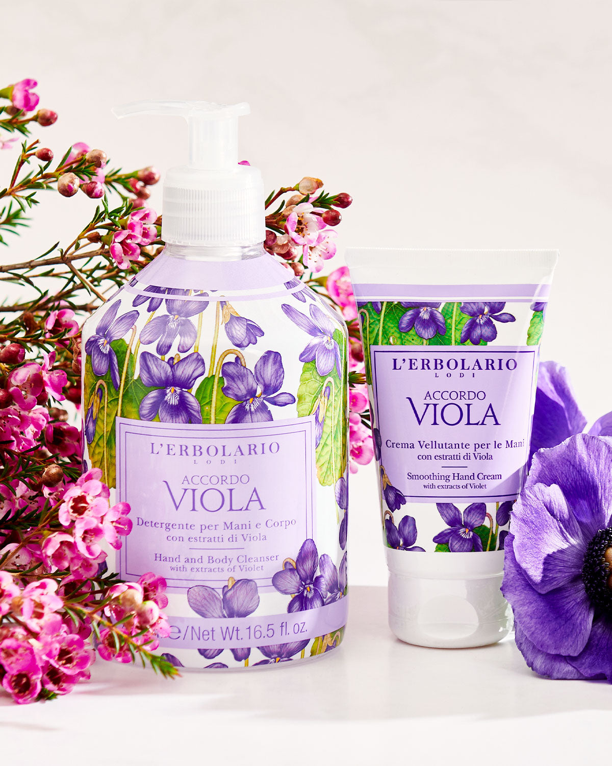 Accordo Viola: Fragrance, Soap, Hydrating Hand Cream – L'Erbolario